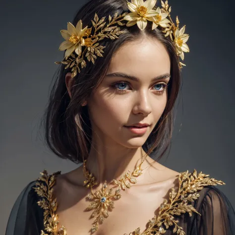 intricate filigree headpiece, super details, concept art, crystal, golden flower, sharp focus, still life macro photography, (best_quality, masterpiece:1.2), (highly detailed), (4k, 8k, uhd, high_resolution, highres),