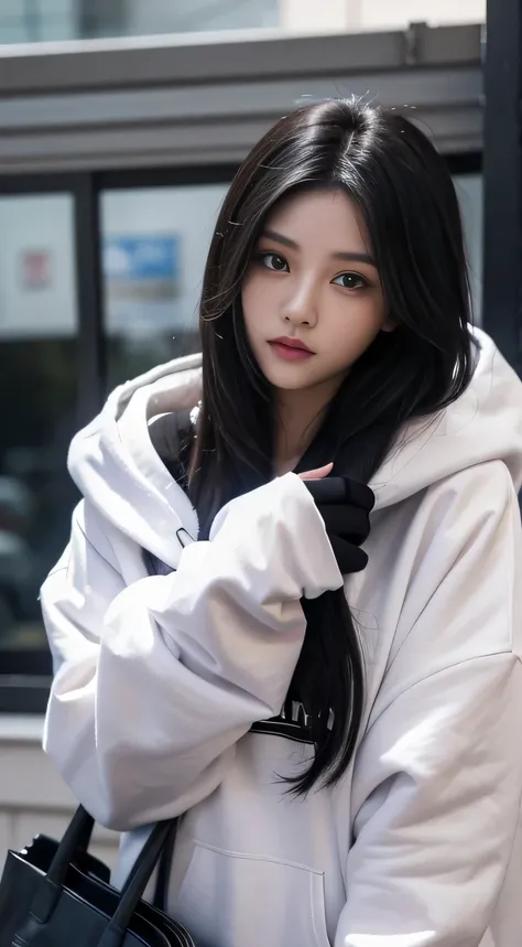 A man wearing a hoodie、Araf (Arav) A woman with long black hair poses for a photo, Ulzan, Larissa Manobar, Sakimichan, Watch Live 666, tzuyu from times, Black Pink&#39;Larissa Manoban, Inspired by Ma Yuanyu, Use your index finger, Lee Ji-eun plays the supe...