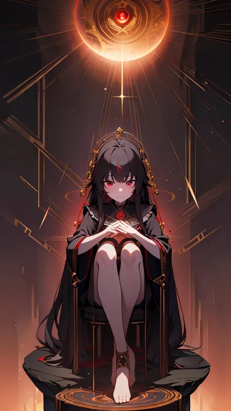 Name: Yumeko groupshadow
Element: UMBRANOX
Description: The Eclipses Mirage, Whispers in the Subterranean Grottoes, Riddles upcoming Storms. A traditional Yuje magiciansapprentice, enigmatically juggling darkart knowledge and joyful innocence.
Prompt: ((((...