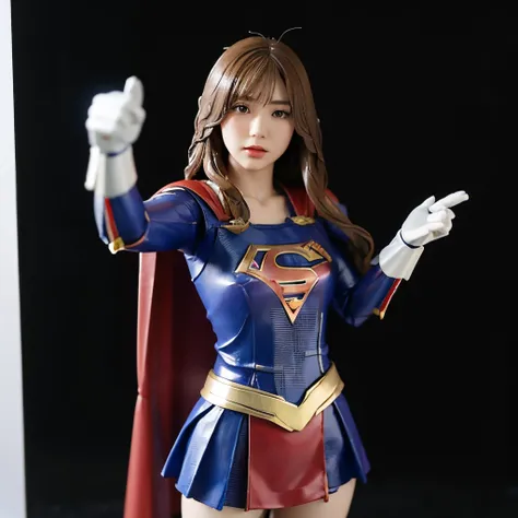 Beautiful Japanese Supergirl、1/6 Adult Figures、Accurate Supergirl costume、Magic transformation、A diorama of a Stormtrooper figure gangbanging a Supergirl figure、