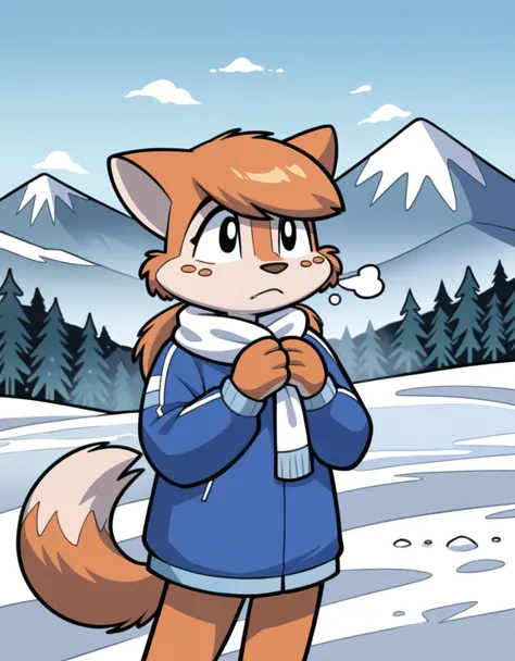 score_9, score_8_up, score_7_up, score_6_up,source_anime,
edna,1girl, furry female, furry, solo, animal ears,mountain,snow,cold,...