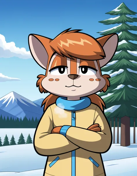 score_9, score_8_up, score_7_up, score_6_up,source_anime,
edna,1girl, furry female, furry, solo, animal ears,mountain,snow,cold,...