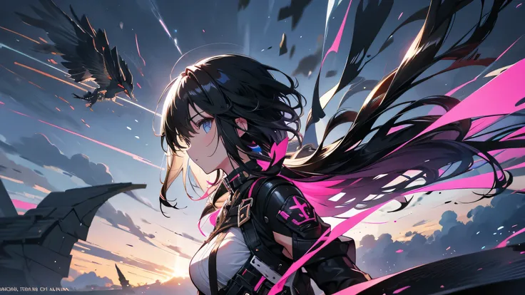 Battle in the Skies, Secret Weapon Girl,black hair