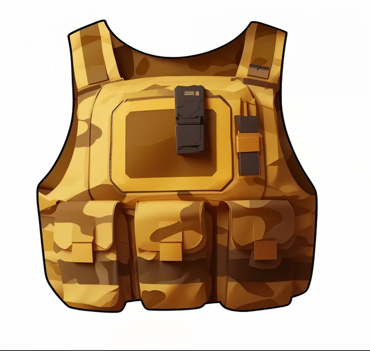 a close up of a Vest with a cell phone attached to it, a bulletproof Vest, bulletproof Vest, 迷彩Bulletproof vests，迷彩Bulletproof vests，Body Protectors, Tactical Armor, tactical Vest, bullet proof Vest, realistic military equipment, military Vest, combat Vest...