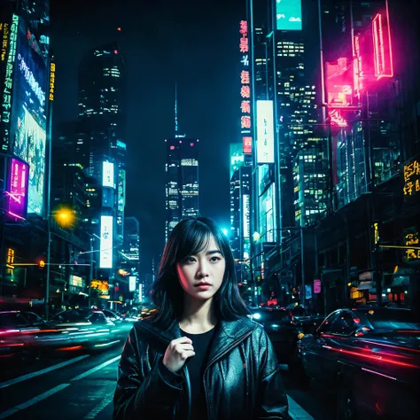 
Reflecting themes of suspense and revenge、Design in a dark and mysterious illustration style。With the night view of the city in the background、Draw the main character in disguise。This protagonist is、A woman with a desire for revenge、He has sharp eyes and ...