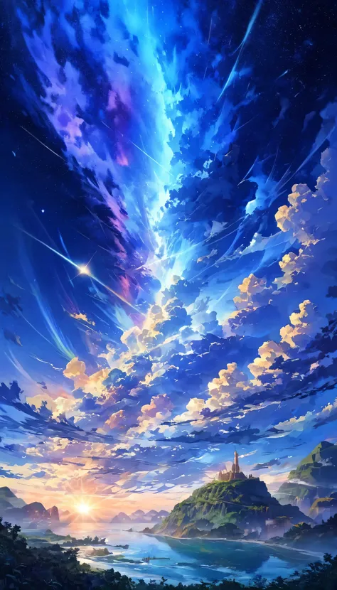 (Panorama, center, masterpiece, Highest quality: 1.2), (8K、RAW Photos、Highest quality、look up:1.2、masterpiece:1.2、Genuineistic、Ultra-high resolution、High Contrast、Photon Mapping、Genuine、Very detailed、Official Art, RAW Photos、professional Lighting、 Light、Vi...
