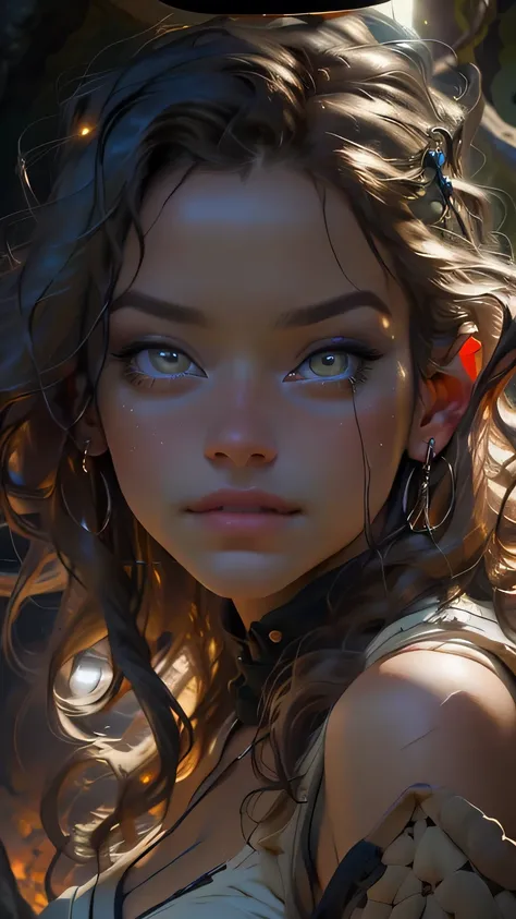 30-year-old woman, Realistic photos, (Alyssa Monks:1.1), Joseph Lorso, Lilia Alvarado, Beautiful lighting, Sharp focus, 8K, High resolution, (pores:0.1), (Sweaty:0.8), masterpiece, Nikon Z9, Award-winning photo, (Perfect round irises:1.3)、White tube top、Sh...