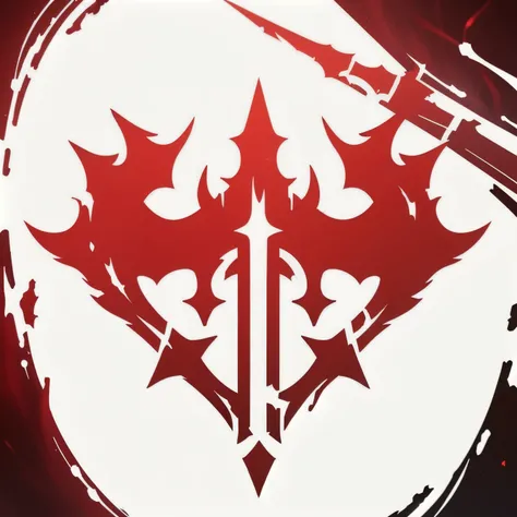 A logo with a blood claw, too simple for a blood faction in an RPG world, blood emblem, only red color, frantic, anger, chic, Symmetrical, posh, high qualiy, Blood streaming, work of art, cinematographic 