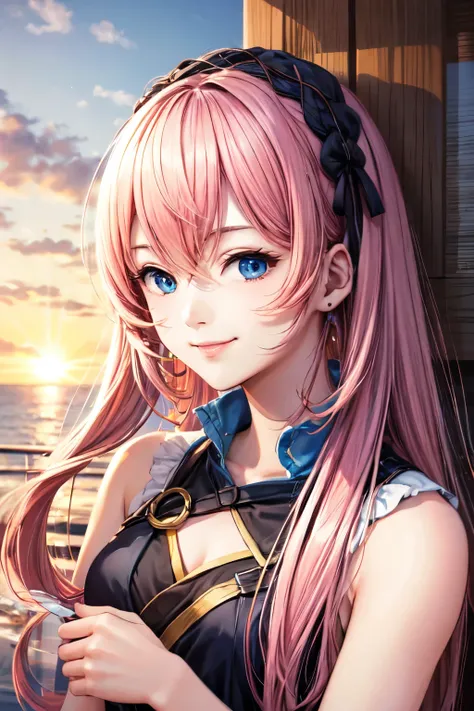 megurine luka, smile, view your viewers