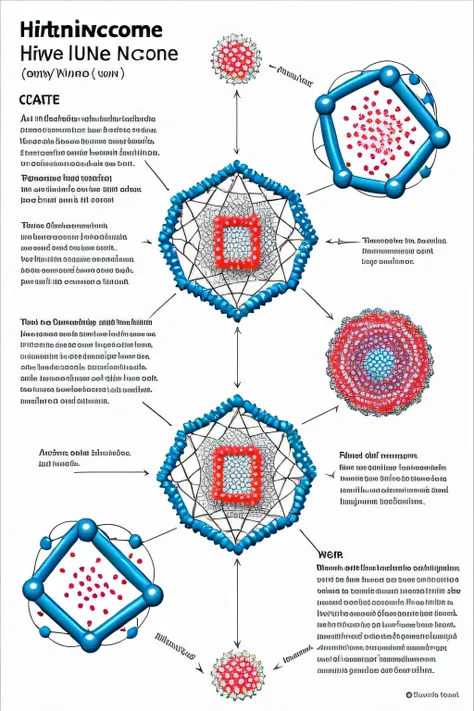 Create me a drawing of a histone nucleosome