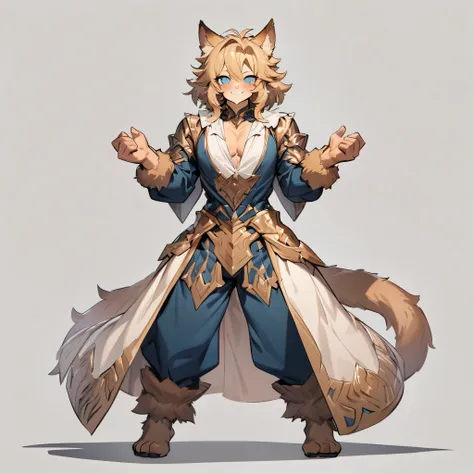 ((masterpiece)), (ultra detailed), (best quality), simple background, (style of fantasy), (in t-pose, full body, hands up), absurdres, perfect anatomy(angelic handsome boy, kemono)(furry anthro),