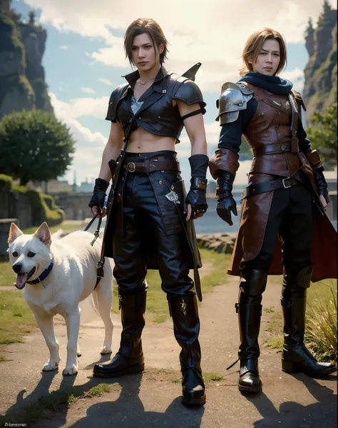 Dogs from the Final Fantasy universe