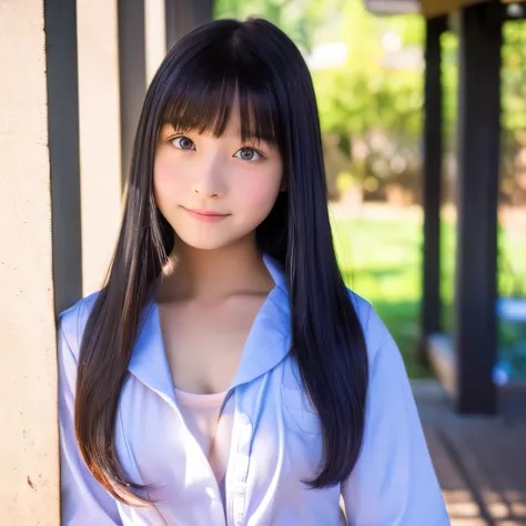 1 top quality girl　Very cute beauty　small, Bright Eyes　Shine, Shine肌　18-year-old, Black Hair　Clean and bright appearance, , and a cute　Beautiful Bangs　Big Breasts　School　high school　Nude Erotica　
