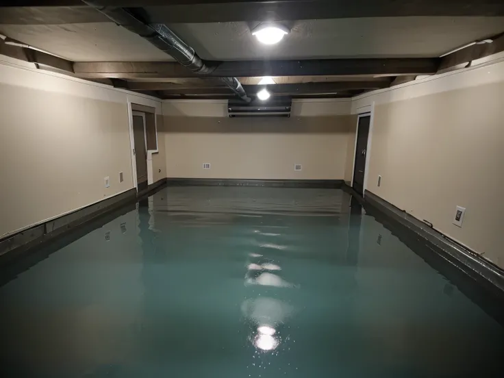 basement waterproofing, with water on the basement floor only