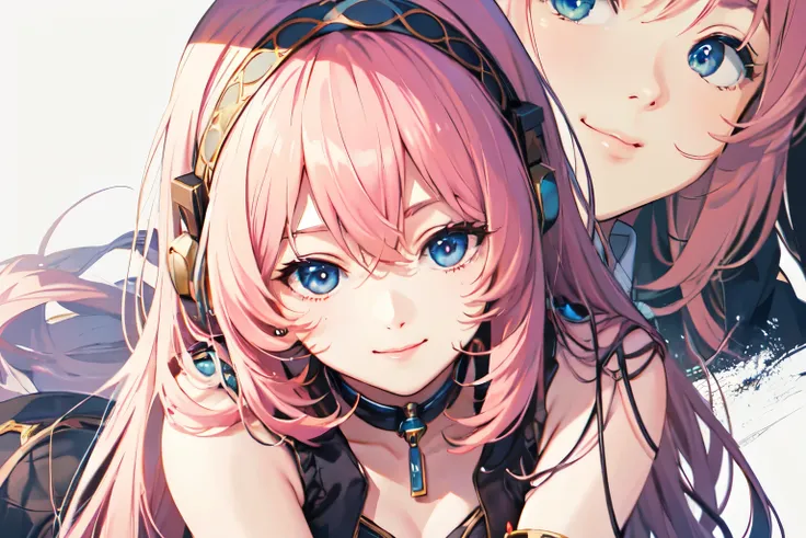 megurine luka, smile, view your viewers