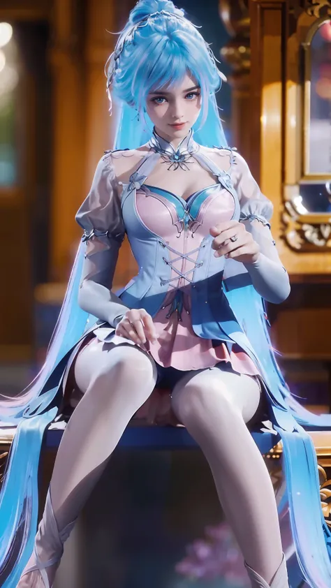 a beautiful young woman with long hair, wearing a nightgown, sitting on a bed, barefoot, in a dress, lying on her side, cross-legged, full body shot, (best quality,4K,8K,highres,masterpiece:1.2),ultra-detailed,(realistic,photorealistic,photo-realistic:1.37...