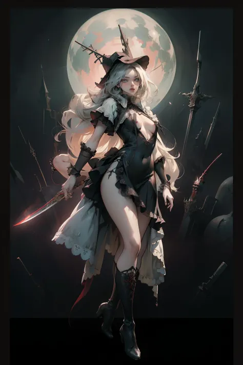 ((best quality)), ((masterpiece)), (detailed), red and white clothing, Bloodborne inspired, occult aesthetic, occult, detailed and intricate steampunk and detailed gothic, NSFW, Very dramatic and cinematic lighting, cosmic horror, grim-dark, side-lighting...