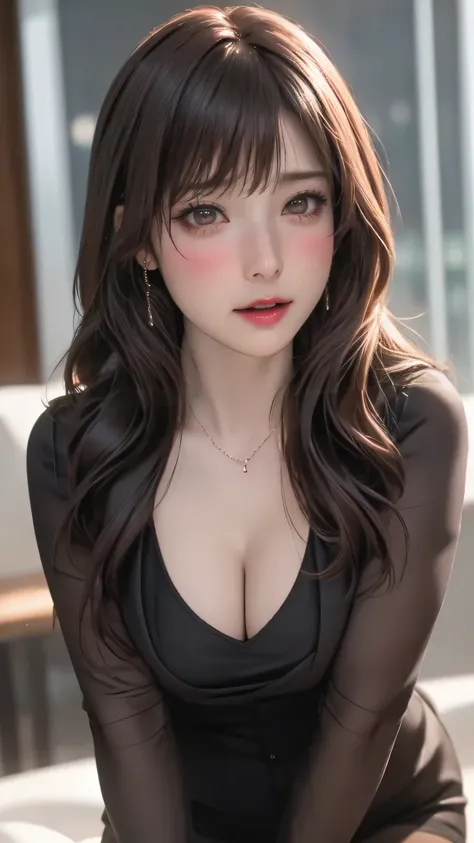 1woman,random office lady fashion,(thin type),(large breasts),(random sexy pose),(random hairstyle),(highest image quality,(8k),...