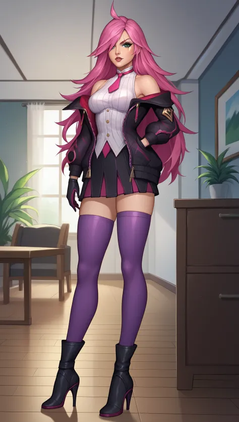 Battle Academia Katarina .League of Legends. - Comission LoRA PonyXL .NS1W Support.