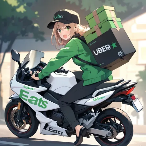 uber eats delivery person