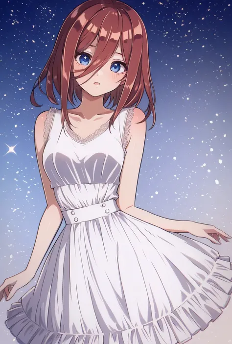Eyes, pretty blue eyes, sweet, calm, score_9, score_8_up, score_7_up, score_6_up, source anime, akihcipnxl, (1 girl) Sfw, Miku nakano,  a cute face, aamiku, Nakano Miku from The Quintessential Quintuplets, Miku Nakano, masterpiece, 4k, ultradetailed, cowbo...