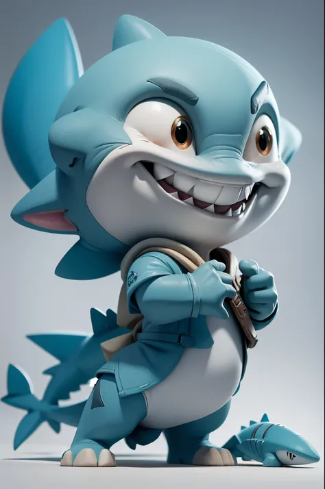 Clay Shark、ultra hi resolution picture、8K、