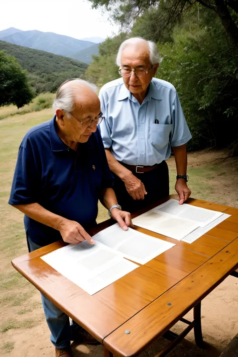 Table 1:

![image: lina encuentra un mapa antiguo en el ático de su abuela.]

lina: "Look at this, grandfather! A treasure map!"

grandfather: "Oh, lina! That seems very old. Let&#39;s investigate!"

Table 2:

![image: lina y su grandfather caminando por e...