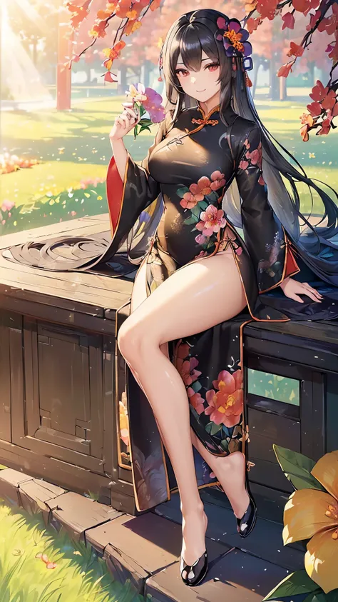 ((Highest quality)),(Ultra-high resolution),(Ultra-detailed new),(Detailed Description),((The best CG)),(masterpiece),Highly detailed art,A wonderful new art form,(Art with precise details:1.5), (Lady:1.4),(A colorful and detailed Chinese dress:1.7),(Beaut...