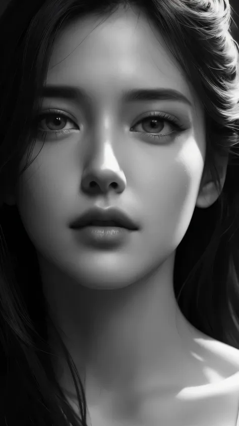 masterpiece, Best Quality, Illustration, Ultra-detailed, finely detail, high resolution, 8K Wallpaper, Perfect dynamic composition, Beautiful detailed eyes , Sexy face, Face feeling ecstasy, Face at the peak of sexual arousal, looking at viewer, ((Dark bac...