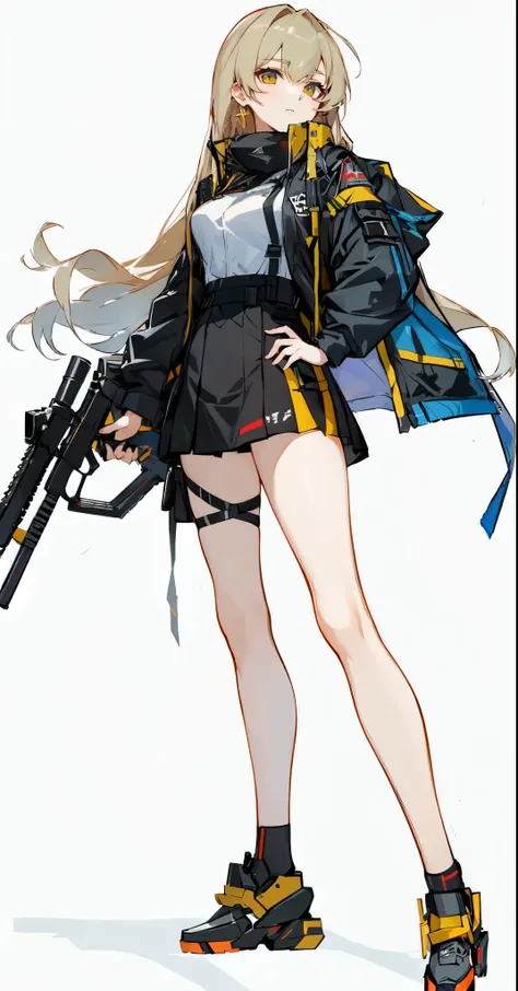 anime girl with gun, from girls frontline, fine details. girls frontline, girls frontline style, m4 sopmod ii girls frontline, girls frontline cg, girls frontline universe, girls frontline, kantai collection style, from arknights, mechanized soldier girl, ...