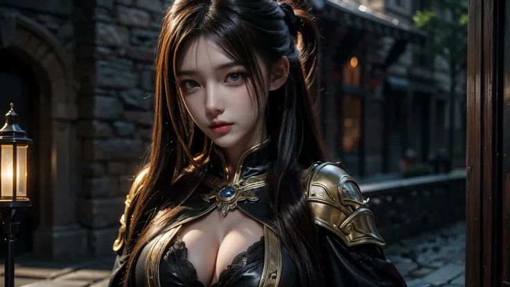 Female Mage Close-up, Girl in robe, 2. 5D CGI anime fantasy artwork, Large Breasts，Epic fantasy digital art style, detailed Digital 2D fantasy art, Digital 2D fantasy art, Gorgeous female mage,Looking at the camera，（glowing magic：1.7） Role Playing Game Cha...