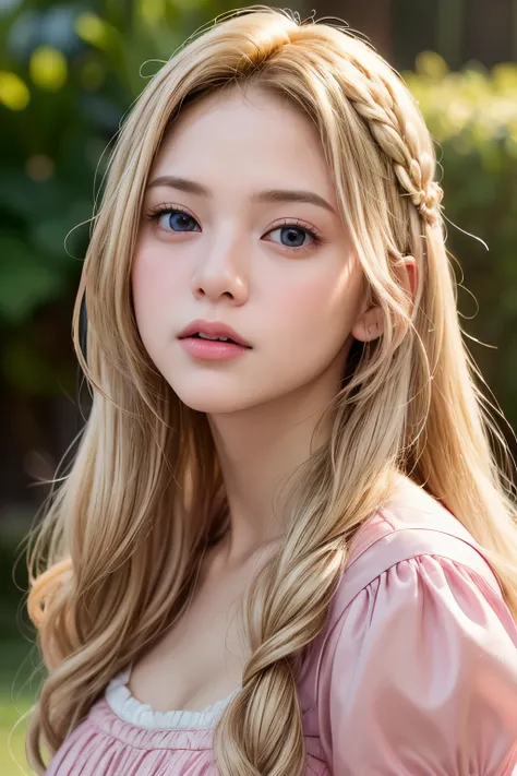 Top Quality, Masterpiece, Ultra High Resolution, (Photorealistic: 1.4), Raw Photo, 1 Girl, Blonde Hair, Glossy Skin, (((Ultra Realistic Details)), Portrait, Global Illumination, Shadows, Octane Rendering, 8K, Ultra Sharp, Intricate Ornaments Details, reali...