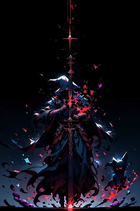 Chest pads,witch,witchหญิง,with black background,rust,magic,glowing,obscure,official art,Masterpiece,High quality,