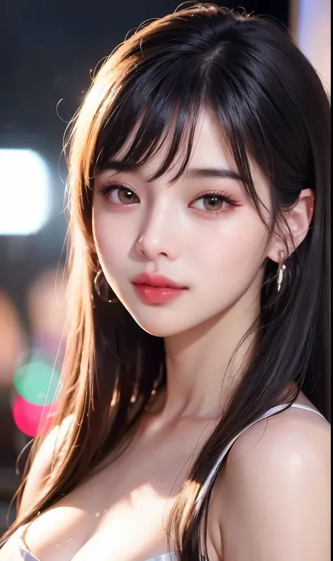 (8K, raw photo, realistic:1.25) ,( lip gloss, Eyelashes, gloss face, shiny skin, best quality, super fast, depth of field, chromatic aberration, fire ship, wide lighting, natural shading, kpop idol) Looking at the audience with serenity and goddess-like ha...