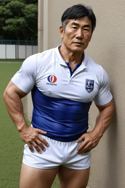 56 year old Japanese rugby player after 