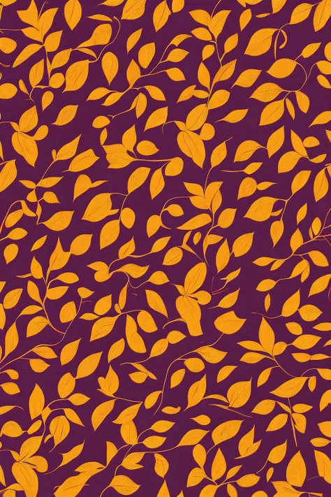 A pattern of beautiful autumn leaves for a painting. 