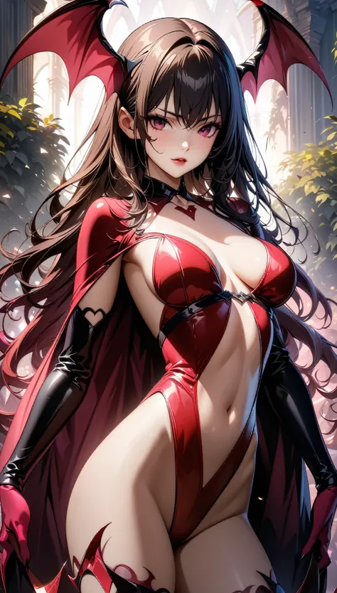 (high quality, Very detailed, Delicate and beautiful CG art, Detailed illustration, High Detail, masterpiece:1.2, 最high quality:1.4, Best aesthetics), (((1 Girl))), (Succubus, Succubus, Succubus, Sexy Suit, Devil&#39;s Wings, Body Paint), Beautiful Hair, S...