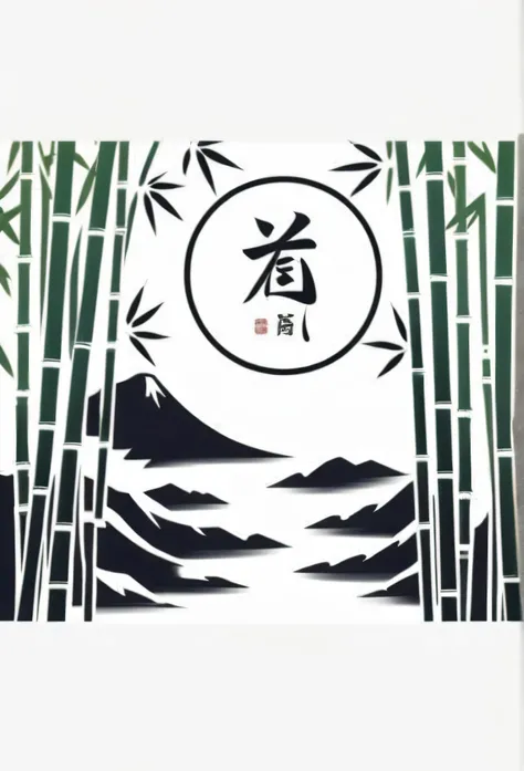 Japanese label logo bamboo grove、Bamboo leaves, etc.、Old Japanese traditional streetscape、Slipping through the gaps、飛んでいるかのようなロゴ
蝶はBamboo leaves, etc.で隠れている

渋い、Japanese-style design Cool Japanese taste such as shrines Chic and modern design Monotone backg...