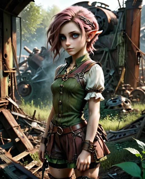 cute elf, (teenage elf  with extremely cute eyes)), (((elf))), ((((high resolution))), (((extremely detailed))), ((masterpiece))...