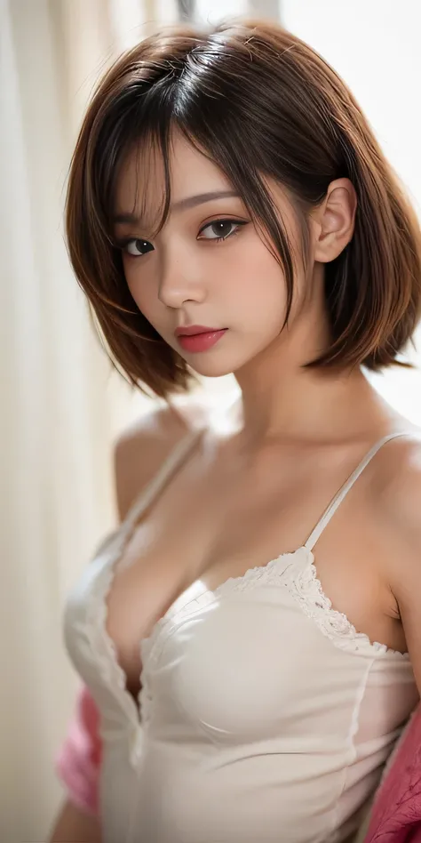 {{{Wthite wet Off the shoulder,See-through:nipple}}},,Canon RF85mmf/1.2,masterpiece,Highest quality,Ultra-high resolution,VC,1 Girl,(Korean mixed race,K-Pop Idols:1.2),alone,white_Shiny_skin,Iris,necklace,((brown_length_Wavy_hair)),((pink_Shiny_lips)),eyel...