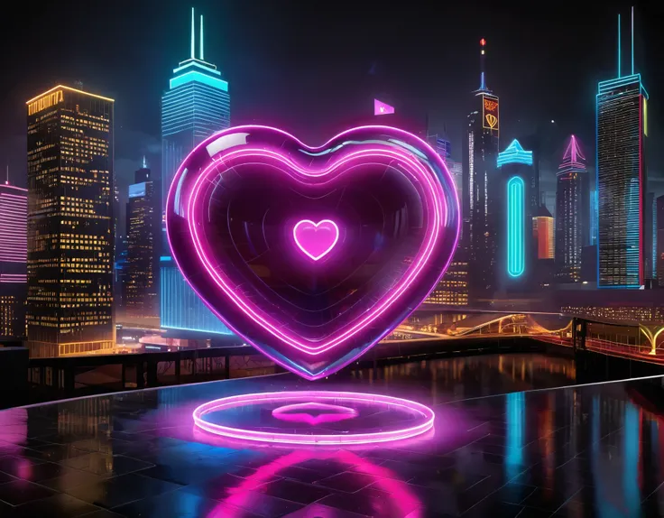 [Neon Heart emoji] Envision a neon-lit cityscape where vibrant signs and symbols beckon towards exclusive content. Each neon sign could represent a different facet of desire, creating a visually striking and alluring scene. Employ realistic rendering techn...