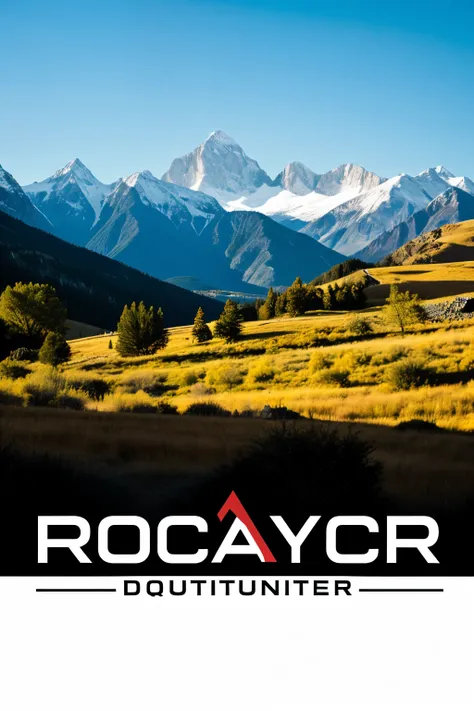 a logo with mountains in the background and crossed tools with the name ROCA distributor