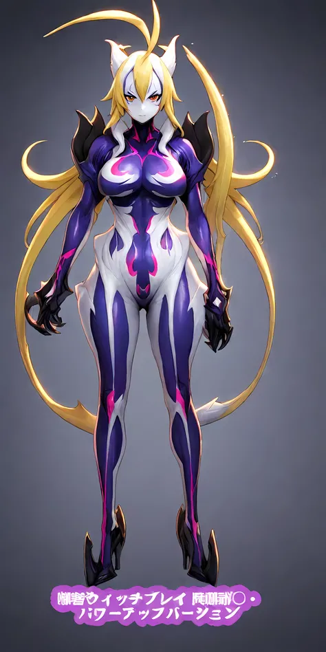 ((whole body):1.5),NSFW，whole bodyコンセプトアート，{(((1 Fusion with Renamonした女))}，{Wearing a Renamon skin whole body suit and a Renamon skin full face mask))}，{((Fusion with Renamon))}，{((Living clothes))}，{((Fallen into evil、Fox monster)}，{((Full Skin Suit))}，16...