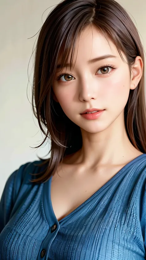 masterpiece, 最high quality, Ultra-high resolution, (Realistic:1.4), Beautiful face in every detail, High Quality Clothing, Amazing European Women, very cute, Portraiture, Soft skin and perfect face、Perfect Face, Shoot your hair, 8K resolution,Super Realist...