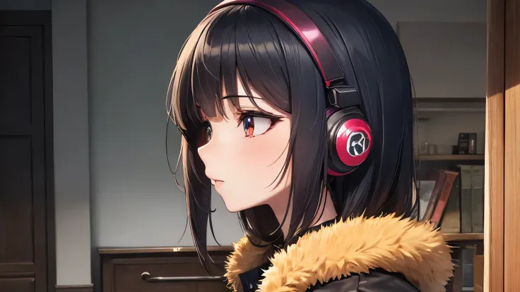 devil Woman wearing headphones, Anime Style 4 k, anime wallpaper 4k, anime wallpaper 4k, 4k anime wallpaper, anime art wallpaper 4k, anime art wallpaper 4k, Anime Style. 8K, Anime atmosphere, , Ultra HD Anime Wallpaper, Anime Art Wallpaper 8K, Anime Backgr...