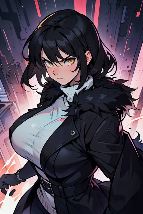 sad girl muscular girl huge breasts yellow eyes black hair fur coat fur coat fur coat fur coat fur coat fur coat fur coat (power power power power)  (power power power power) (power power power power) (power power power power) 