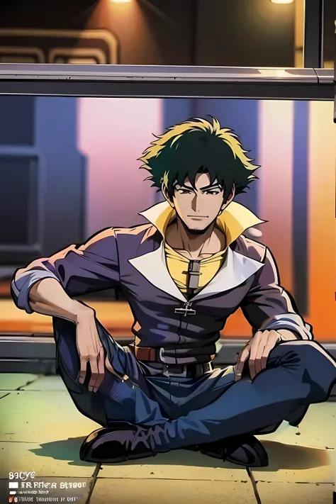 anime character holding a gun in a train car, cowboy bebop anime style, cowboy bebop anime, spike spiegel, cowboy bebop, in the anime ghost in the shell, cowboy bebop art style, metal gear solid anime cyberpunk, an retro anime image, 8 0 s anime, 80s anime...