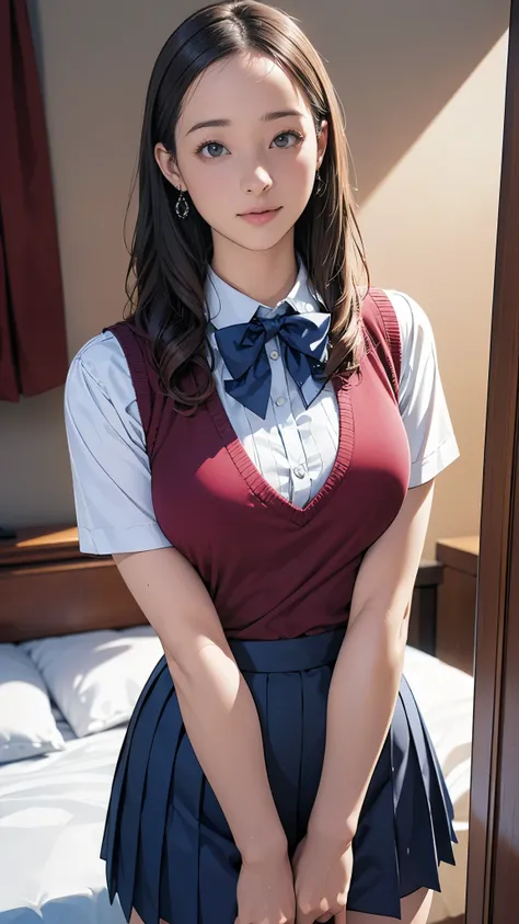 (masterpiece:1.2, Highest quality), (Realistic, photoRealistic:1.4), Beautiful illustrations, (Natural Side Lighting, Cinema Lighting), Written boundary depth, Beautiful thighs staring at the viewer, (Face Focus, Upper Body), 1 female,20-year-old,alone,(Wi...