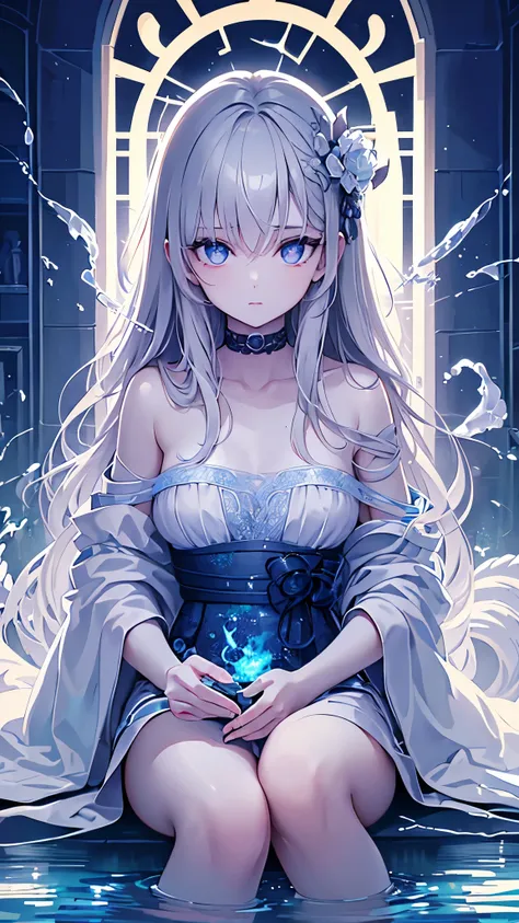Name: Hikari Kaisha
Element: AQUASCEND
Description: Noble Augmentor of Waters, Hikari Kaisha carries the wisdom of ancient seafaring civilizations. With eyes reflecting the depths of the ocean and hair as ethereal as seaweed, he charms adversaries and gove...