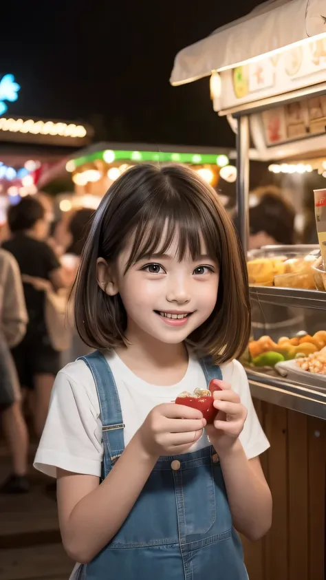 Best picture quality (8K, high resolution, Masterpiece: 1.2), super detailed,  215 Short Hair, 16-year-old woman, 

situation: At the yo-yo fishing stand、Children are enthusiastically fishing for yo-yos。
detailed:
angle: Children&#39;s hands and、A shot sho...